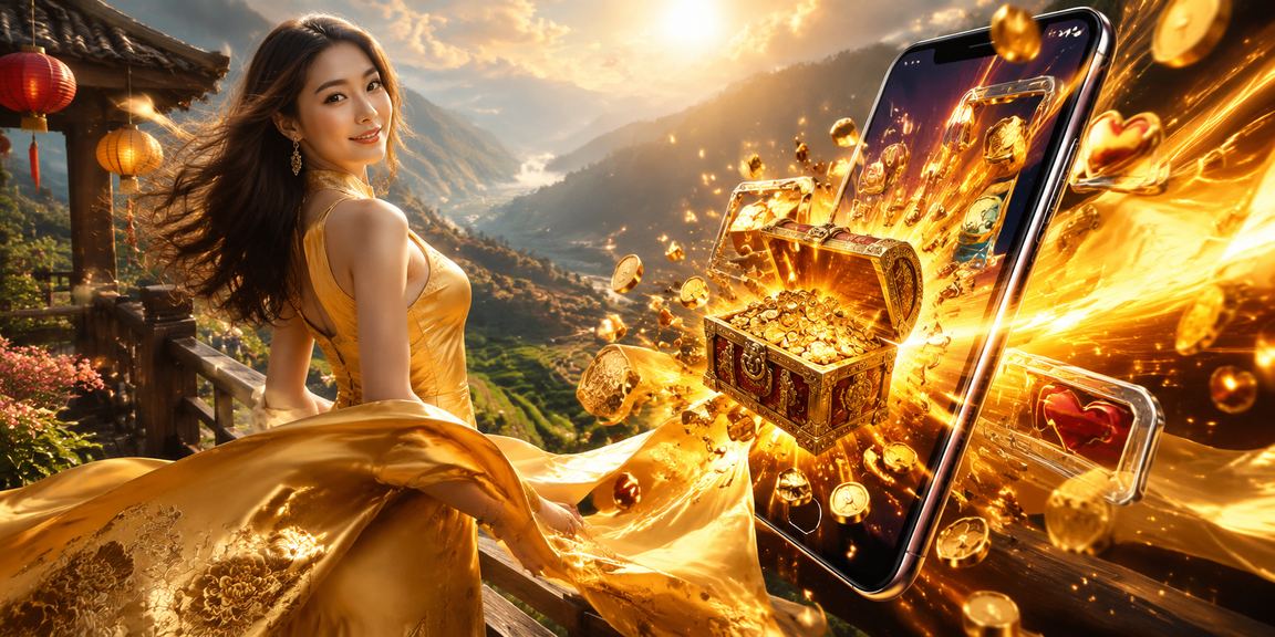 Cô gái mặc áo dài truyền thống Việt Nam đăng ký tài khoản s45c trên điện thoại giữa khung cảnh Sa Pa